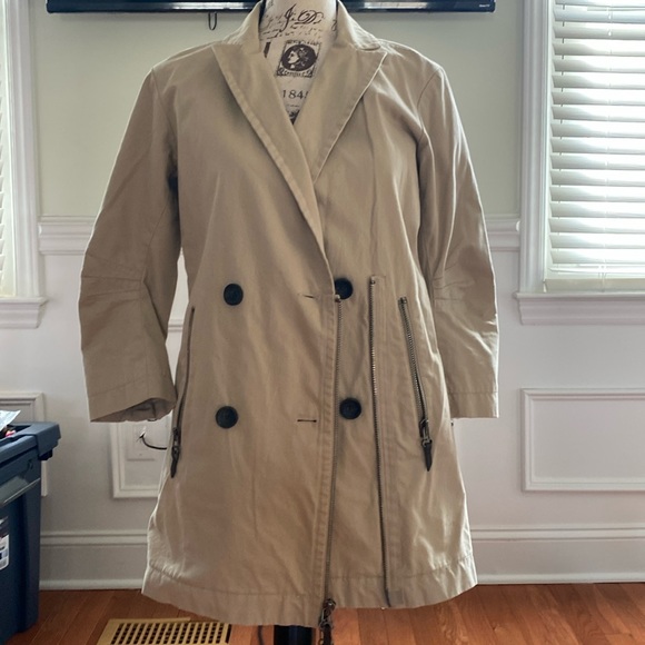 NWT Alexander wang x Gap collab khaki trench - Picture 1 of 5